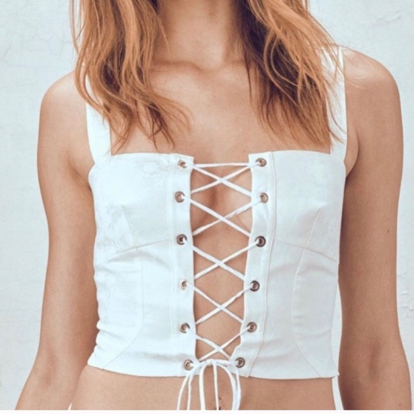 For Love and Lemons Poppy Corset Top - Picture 3 of 4